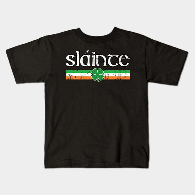 Slainte Ireland Kids T-Shirt by oyshopping